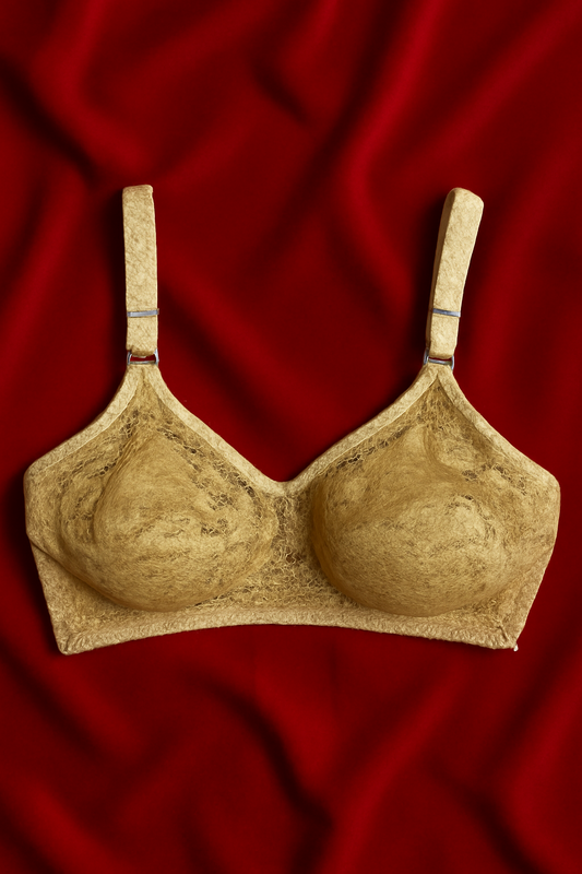 Elegant Biege Lace Bralette Bra