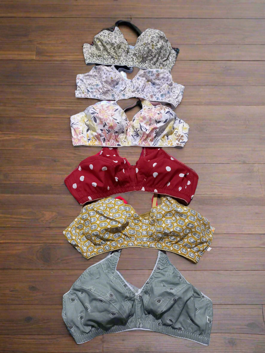 Cotton Charm Bra –  Full Coverage Everyday Comfort - Randomly Chosen from Our Curated Collection