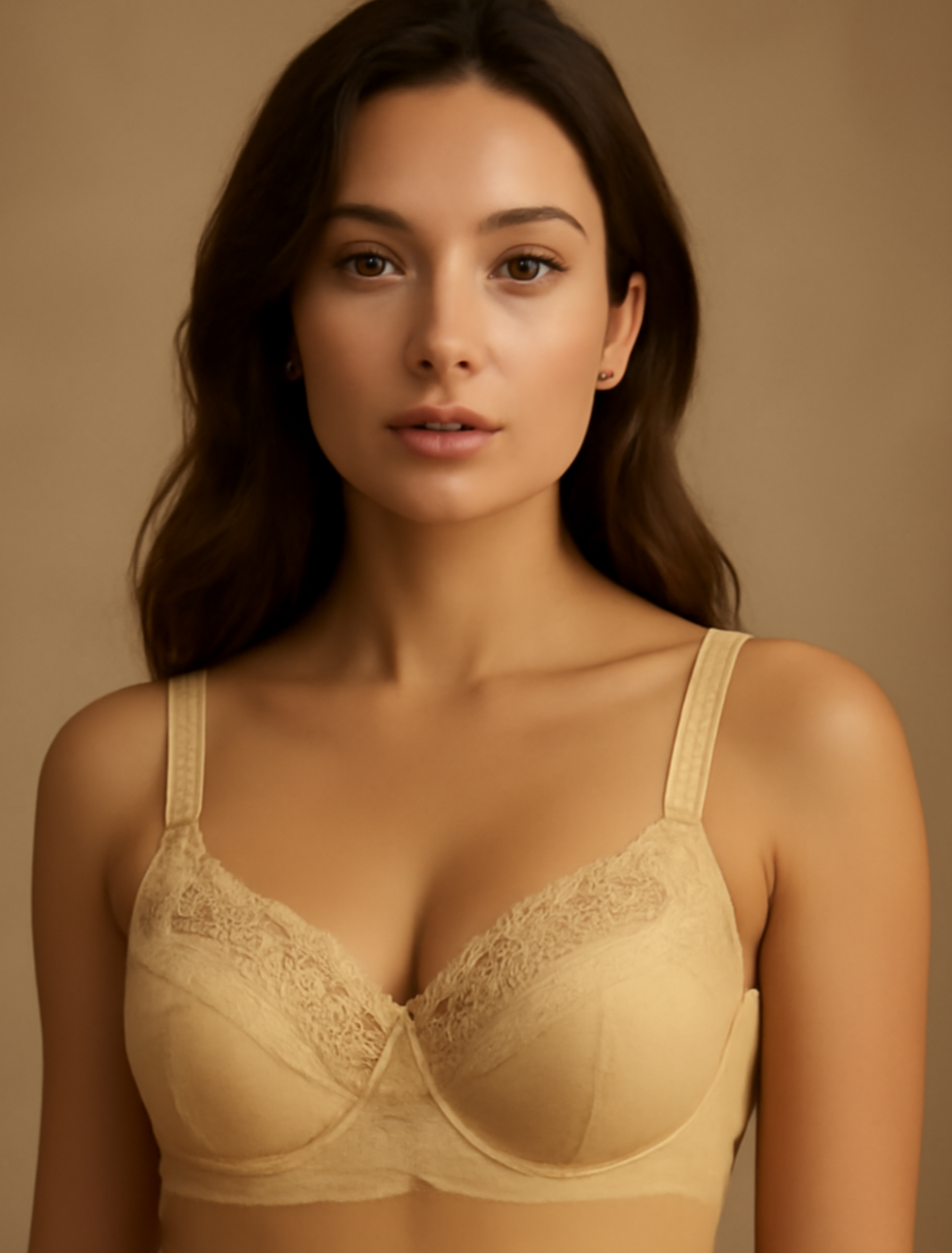 Soft & Breathable Cotton Bra – Embroided
