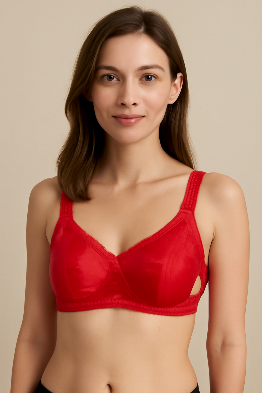 Soft & Breathable Cotton Bra – Embroided